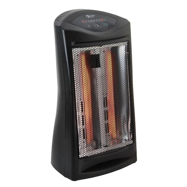 Comfort Zone Energy Save 1500-Watt Electric Infrared Quartz Space Heater with 3 Heat Settings