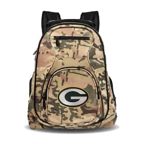 Green Bay Packers 19 in. Premium Laptop Backpack-Camo