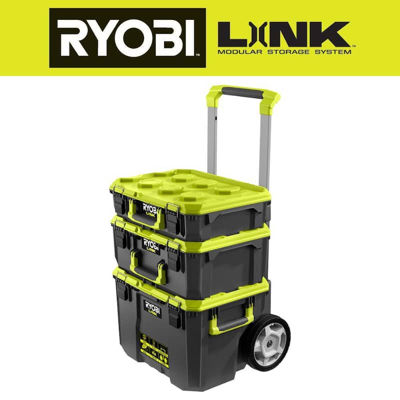 22.2 in. LINK Rolling Tool Box with LINK Medium Tool Box and LINK Standard Tool Box