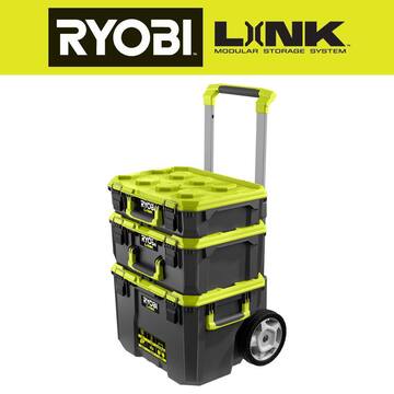 22.2 in. LINK Rolling Tool Box with LINK Medium Tool Box and LINK Standard Tool Box