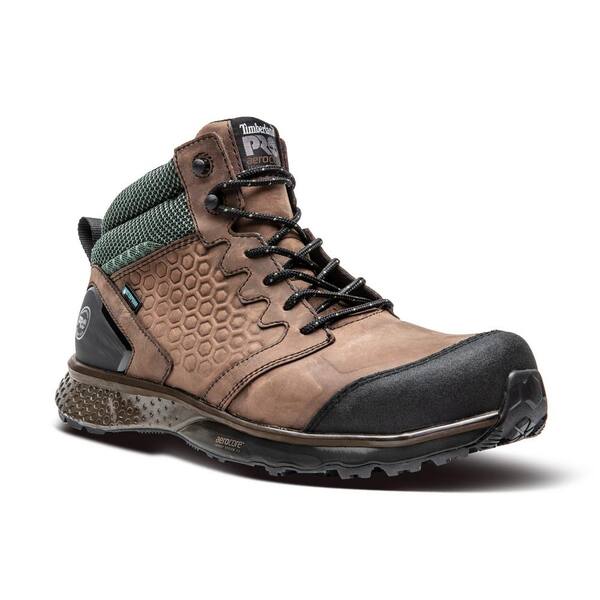 Timberland PRO Men's Reaxion Waterproof Work Hiker Composite Toe Brown with  Green Size 10M-TB0A1ZRC214-10M - The Home Depot