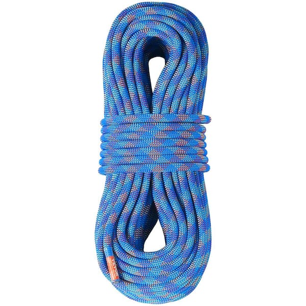10.2 mm Dynamic Climbing Rope 50 m, 164 ft. Outdoor Rock Climbing Rope 25 KN Breaking Tension Stretchable Fiber Rope