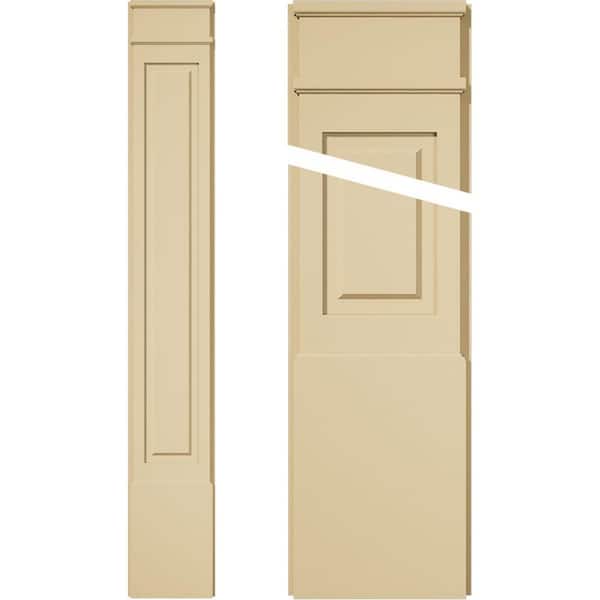 Ekena Millwork 2 in. D x 12 in. W x 82 in. L Primed Polyurethane Pilaster (1- Pack)