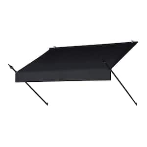 6 ft. Designer Manually Retractable Awning (36.5 in. Projection) in Ebony