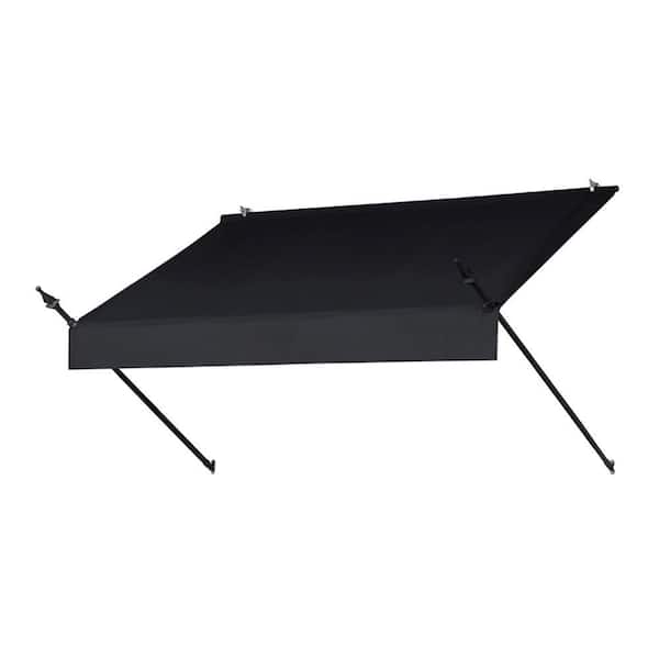 Awnings in a Box 6 ft. Designer Manually Retractable Awning (36.5 in. Projection) in Ebony