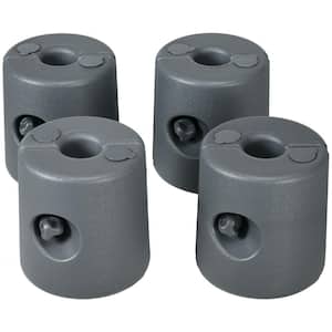 Canopy Weights Set of 4, Tent Weights for Pop up Canopy, HDPE Water or Sand Filled, with Secure Screws