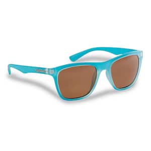 Fowey Polarized Sunglasses Azure Frame with Copper Lens