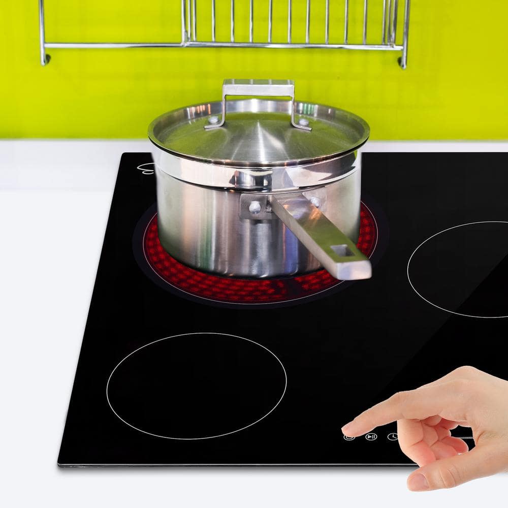 Empava 30" Black Glass 5 Burner Electric Cooktop