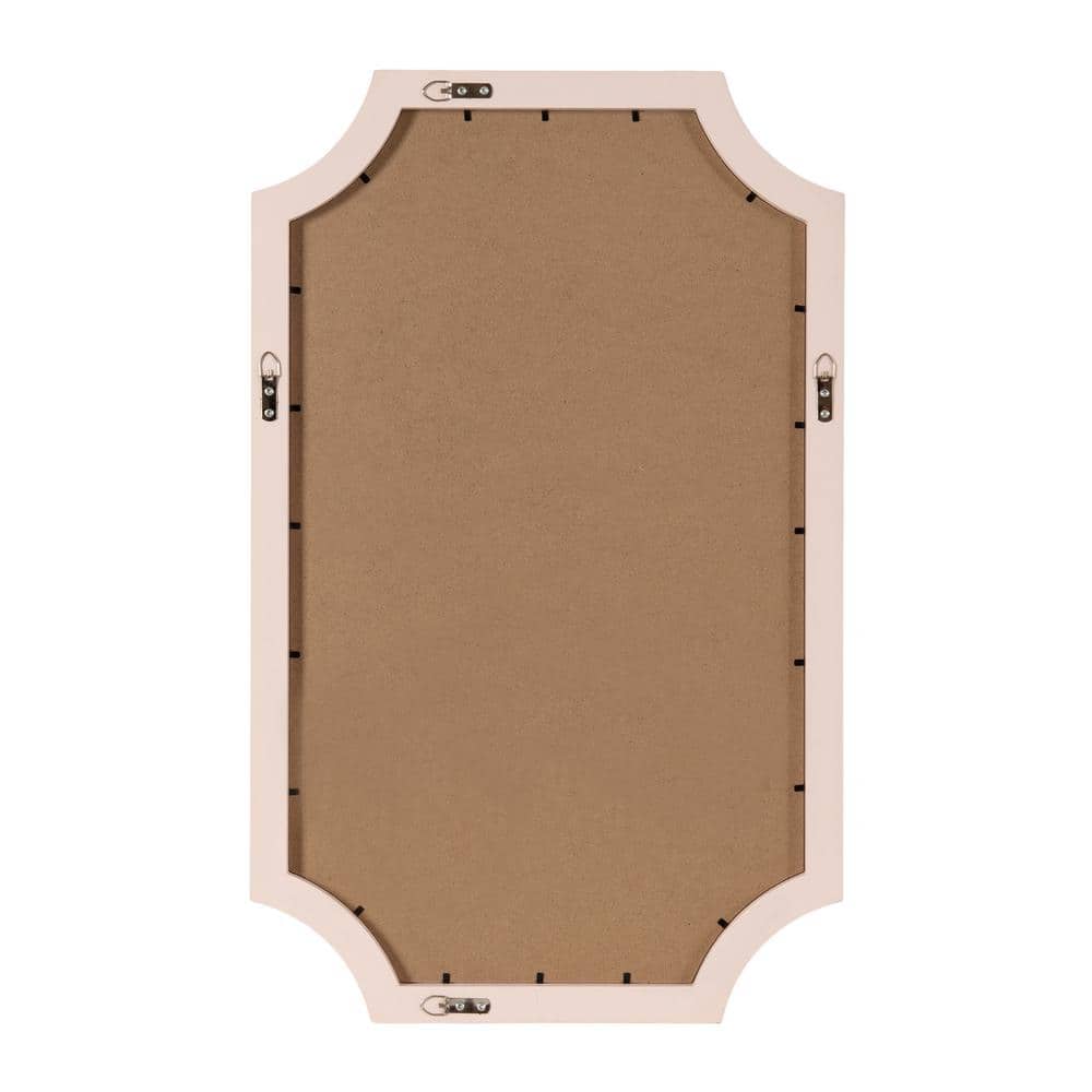 Holbrook Pink Wooden Framed Magnetic Dry-Erase Board with Marker