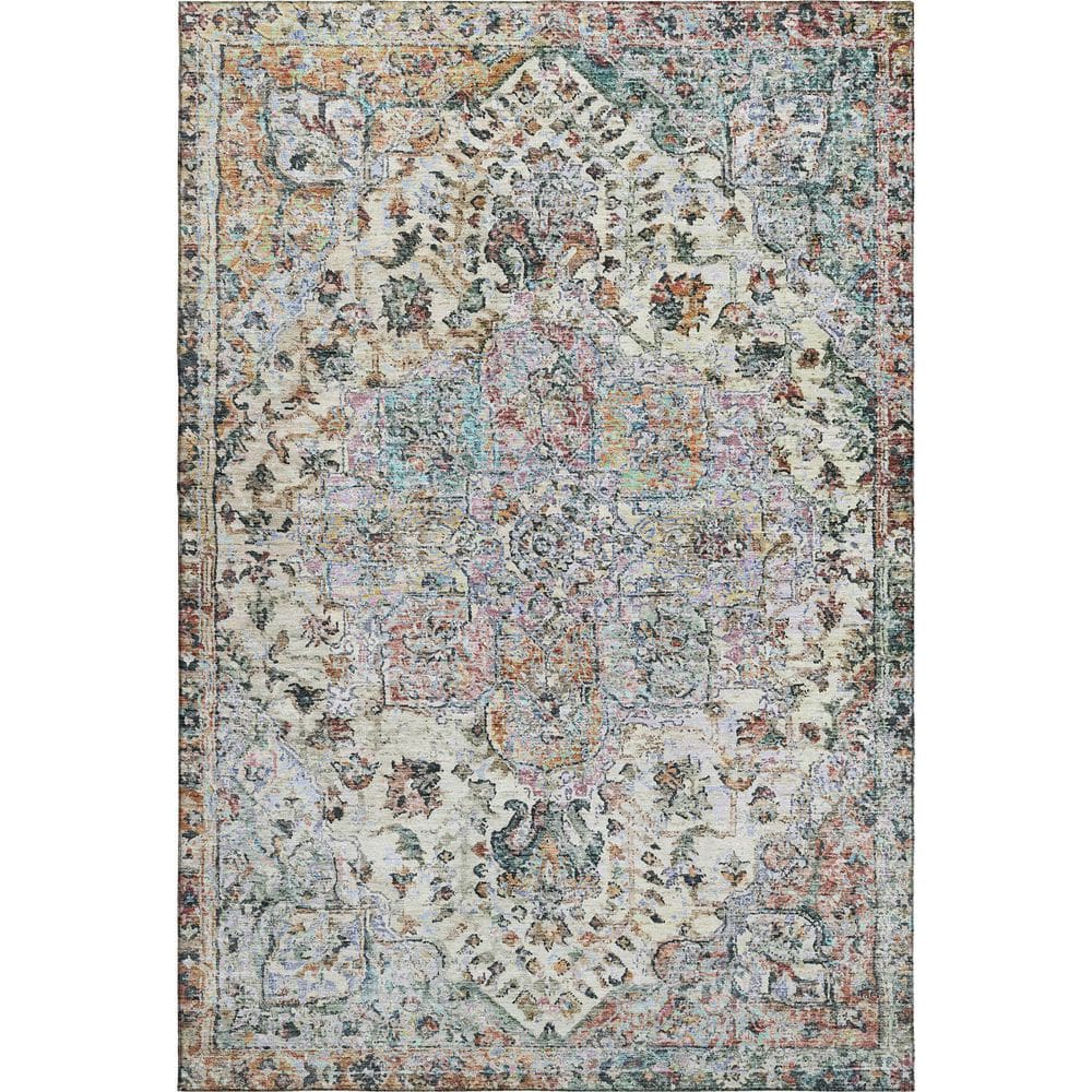 Mayfield Premium Machine Washable Abstract AMF2138 Sage 8 ft. x 10 ft. Area Rug price history on PriceWatchPro