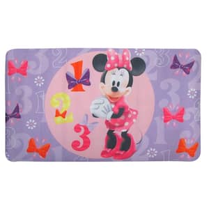 1 Minnie Mouse TPR Bath Mat Bowtique in Purple