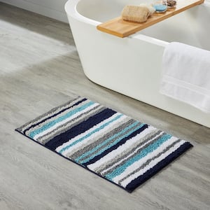 Better Trends Torrent Collection Turquoise 20 in. x 60 in. 100% Cotton Bath  Rug BATO2060TU - The Home Depot