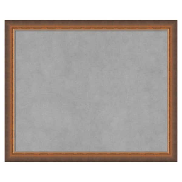 Amanti Art Two Tone Bronze Copper 22 in. x 18 in. Framed Magnetic Board