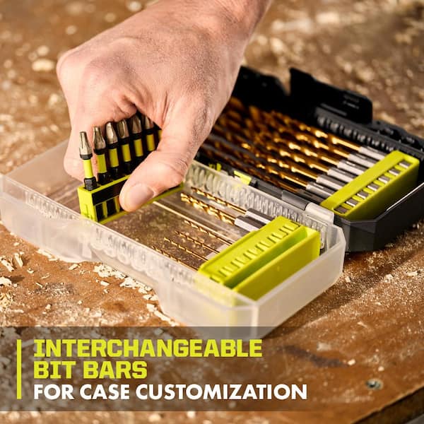 RYOBI Titanium Drill Bit Set (22-Piece) A972203 - The Home Depot