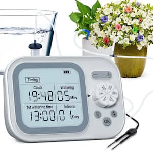 Plastic Automatic Plant Watering Drip System with Smart Humidity Detection and Programmable Timer for Garden (1-Pack)