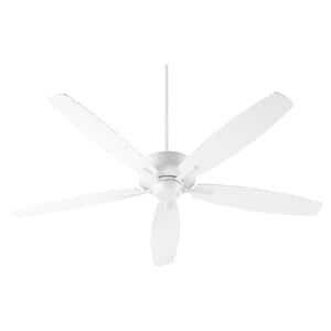 Breeze 60 in. Indoor Studio White Ceiling Fan