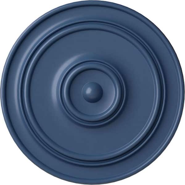 Ekena Millwork 4-7/8" x 54" x 54" Polyurethane Large Classic Ceiling Medallion, Hand-Painted Americana