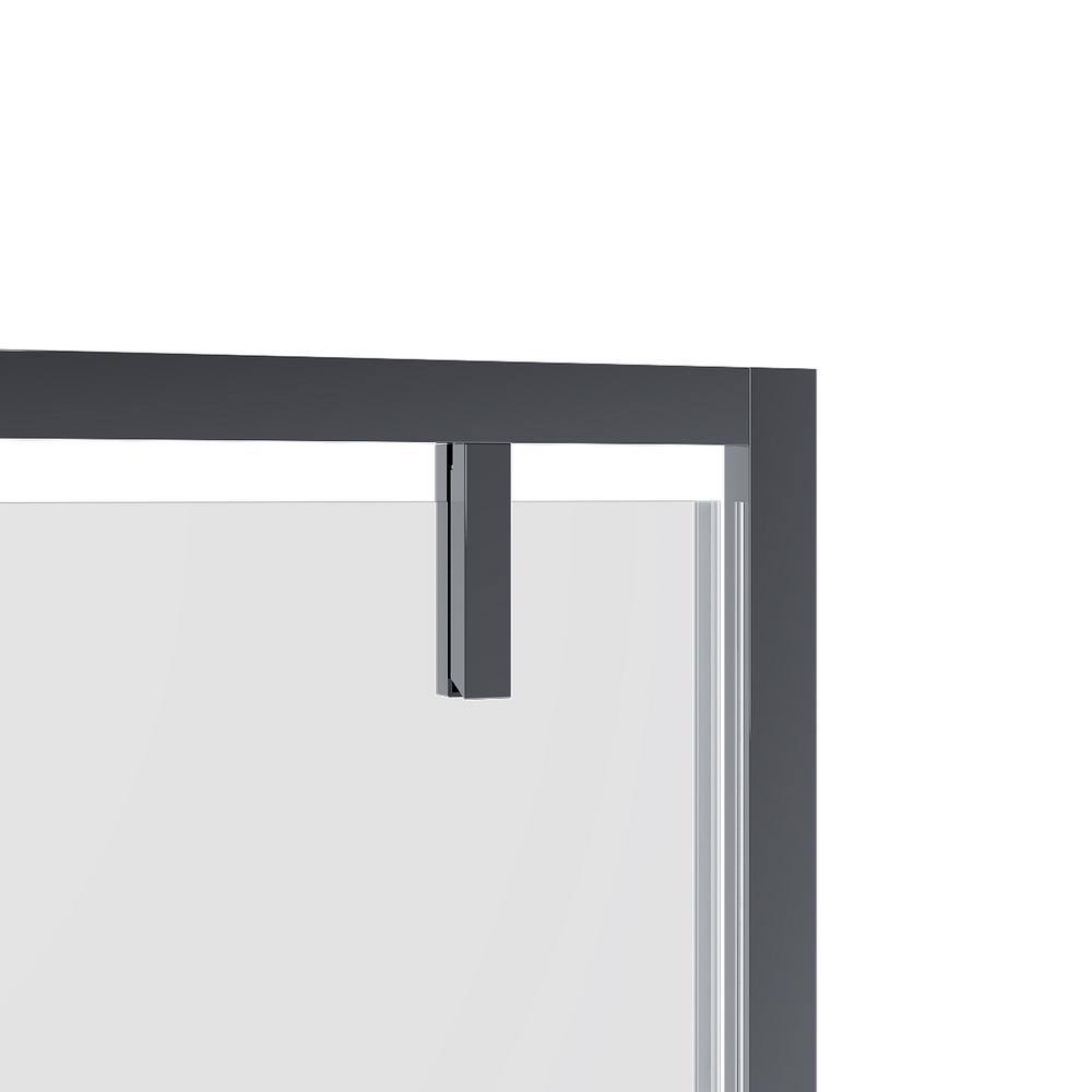 36'' Chrome Frameless Glass Shower Door