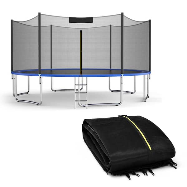 10 ft. Black Trampoline Safety Net Replacement Protection Enclosure Net