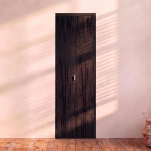 36 in. x 80 in. Smooth Flush Solid Core Espresso MDF Interior Closet Bi-Fold Door with Matching Trim