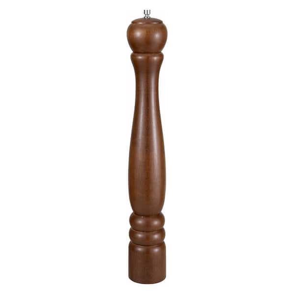 18 in. Oak Wood Finish Traditional Pepper Mill