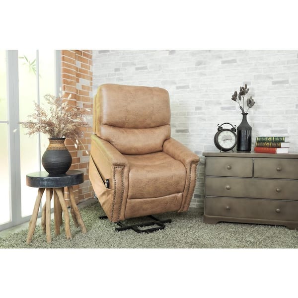 Microfiber power lift online recliner