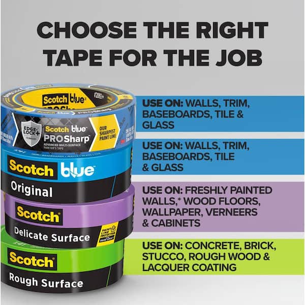 3M - ScotchBlue 2.83 in. x 60 yds. Original Multi-Surface Painter's Tape (1 Roll)
