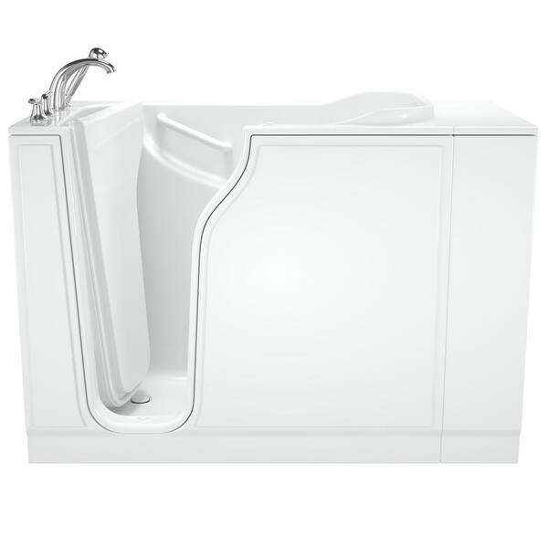 Gelcoat Entry 52 in. Left Hand Walk-In Whirlpool Bathtub in White Gelcoat Entry 52 in. Left Hand Walk-In Whirlpool Bathtub in White