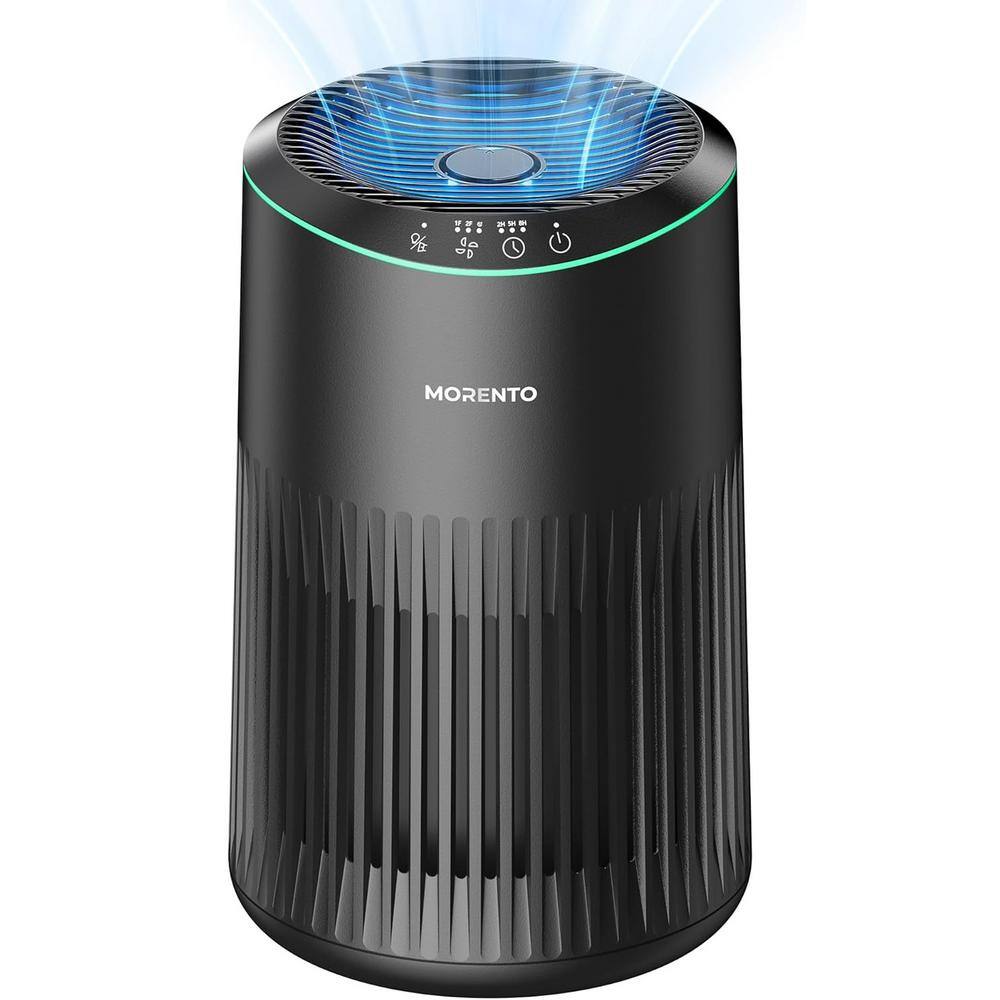 225 Sq. Ft. HEPA Air Purifiers for Home with Fragrance Sponge, Sleep Mode and Blue Ambient Light in Black price history on PriceWatchPro