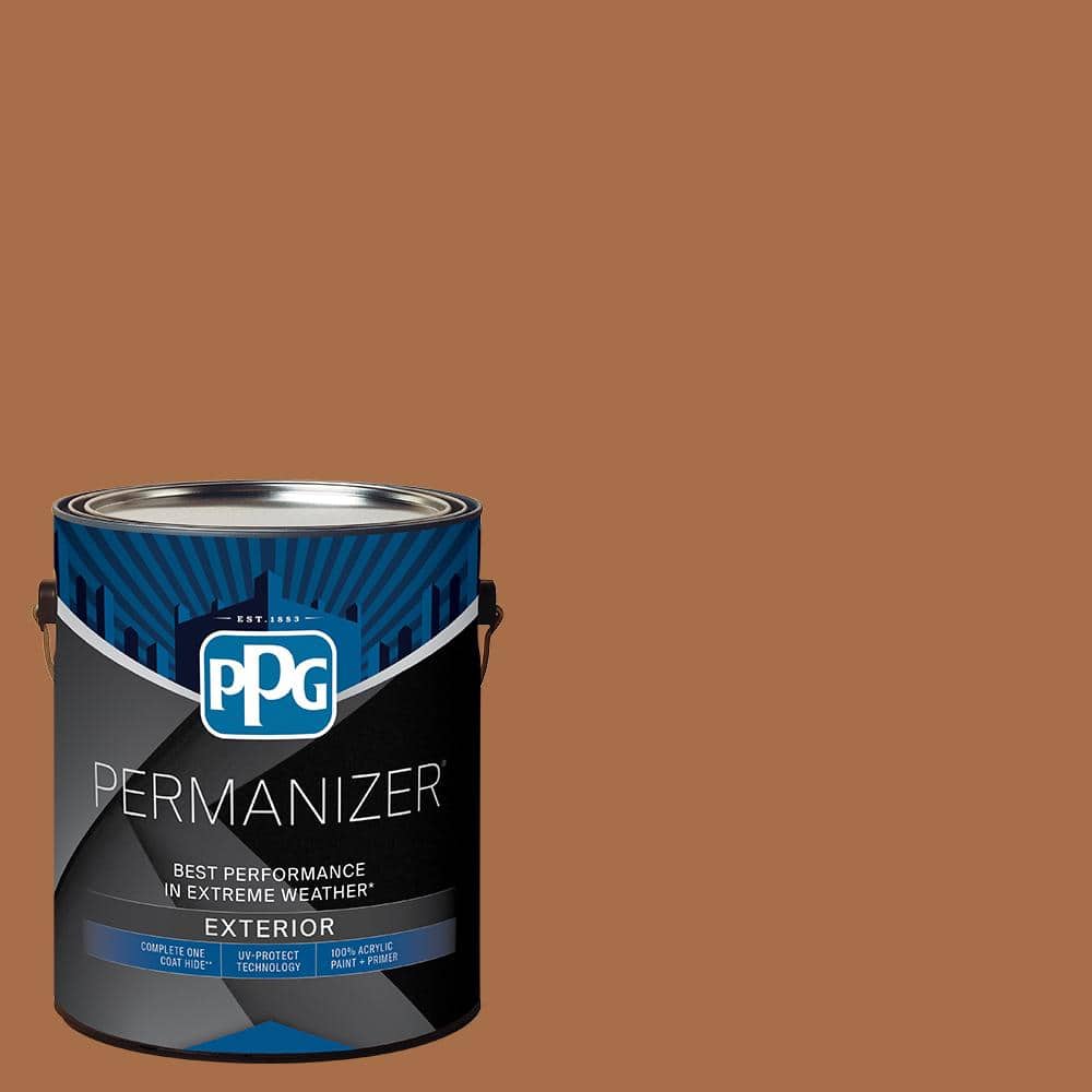PERMANIZER 1 gal. PPG1070-6 Ginger Spice Satin Exterior Paint
