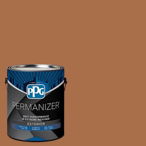 PERMANIZER 1 gal. PPG1070-6 Ginger Spice Semi-Gloss Exterior Paint