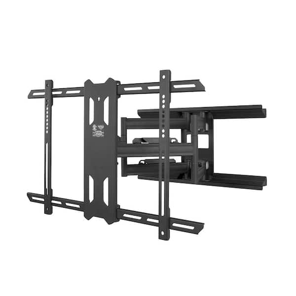 KANTO Full Motion TV Wall Mount with 22 in. Extension from Wall for 37 in. - 75 in. TVs, UL Certified in Black