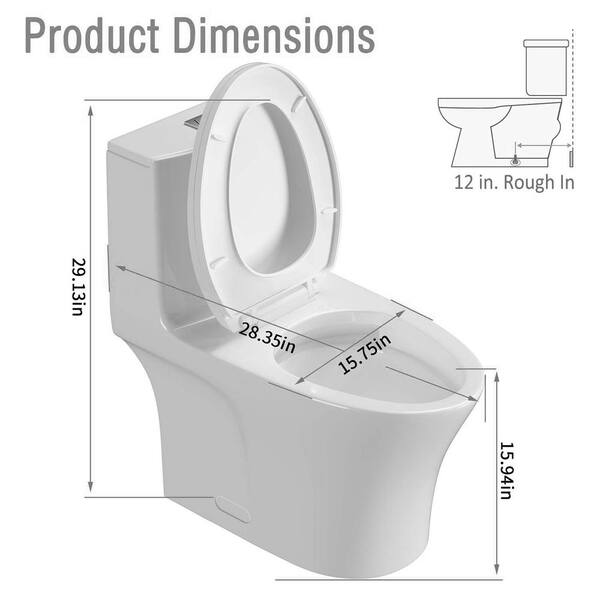 Dimensional GEL Toilet Seat Pad & Cover - Elongated Seat - EACH DTEC