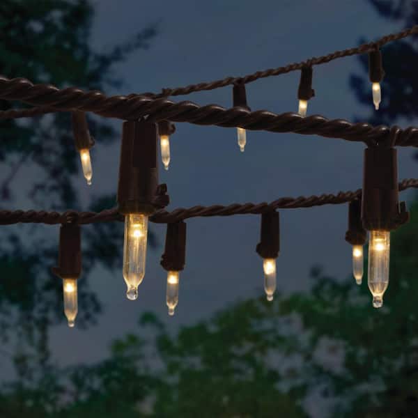 300L LED Warm White Mini Brown Wire Lights