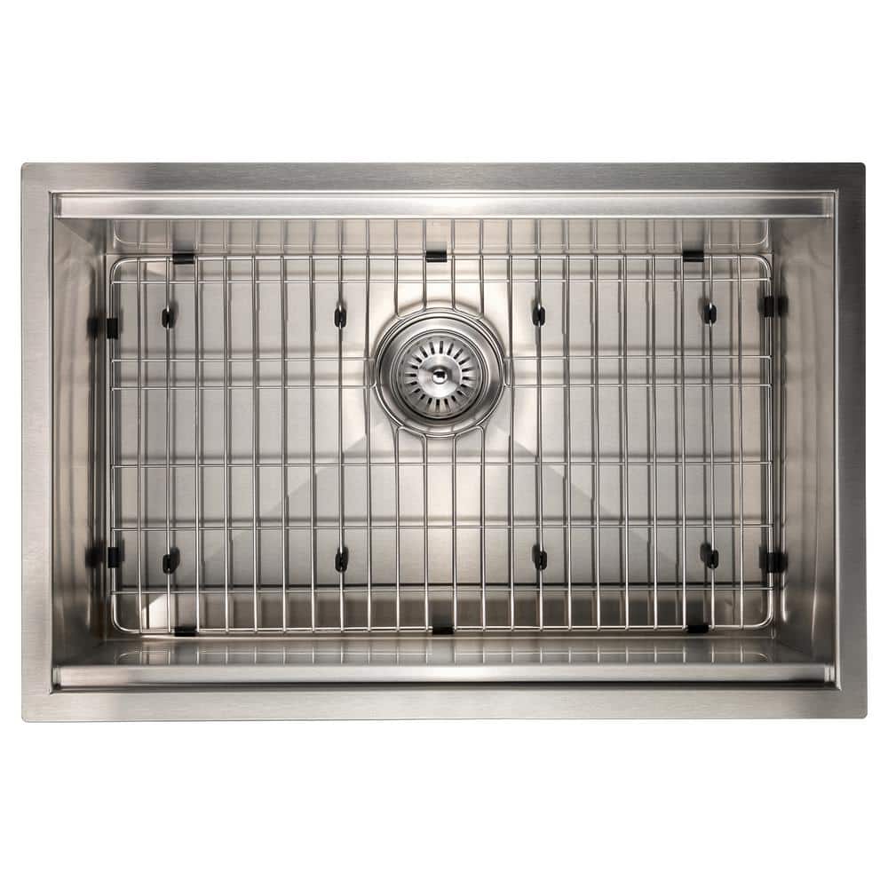 27" Stainless Steel Undermount Kitchen Sink with Accessories
