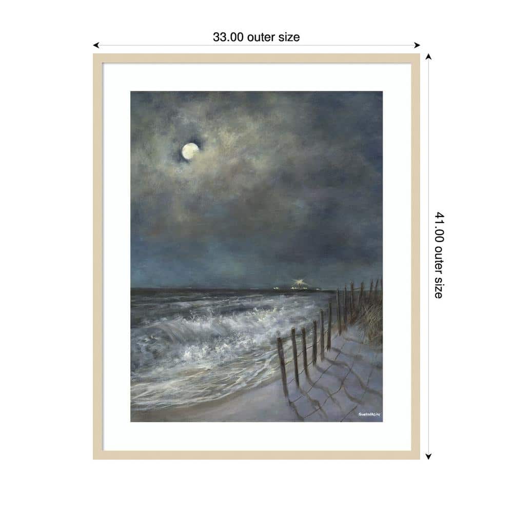 Breaking Shore IV Abstract Coastal Framed Wall Art Print