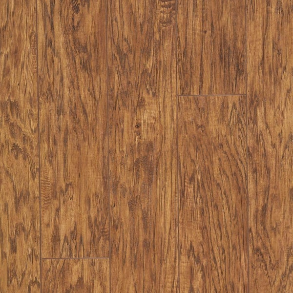 Hampton Bay Old Mill Hickory 8 mm Thick x 5- 3/8 in. Wide x 47-6/8 in. Length Laminate Flooring (25.19 sq. ft. / case)