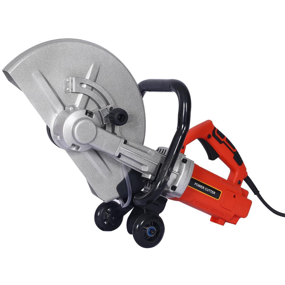 Electric 14 in. Cut Off Saw Wet Dry Concrete Saw Cutter Guide Roller with Water Line Attachment price history on PriceWatchPro