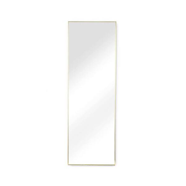 22 in. W x 65 in. H Rectangular Aluminum Framed Wall Mount or Floor ...