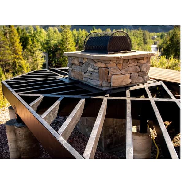 FORTRESS 2 in. x 11 in. x 20 ft. Evolution Black Steel Deck Framing Structural Beam