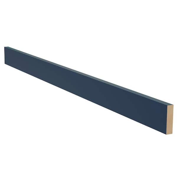 Home Decorators Collection 48 in. W x 0.75 in. D x 3 in. H Kitchen Valance in Mythic Blue