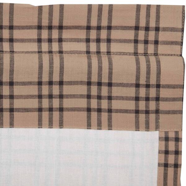 VHC BRANDS Sawyer Mill Plaid 36 in. W x 36 in. L Light Filtering