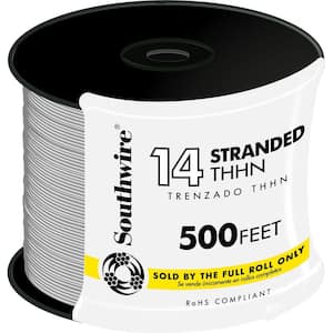 500 ft. 14 Gray Stranded CU THHN Wire