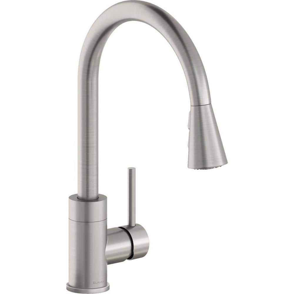 Avado Single Handle Pull-Down Sprayer Kitchen Faucet in Lustrous Steel price history on PriceWatchPro