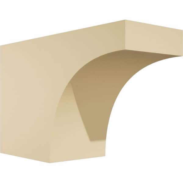 Ekena Millwork Standard Huntington 6 in. W x 10 in. H x 16 in. D Signature Urethane Rafter Tail Outlooker