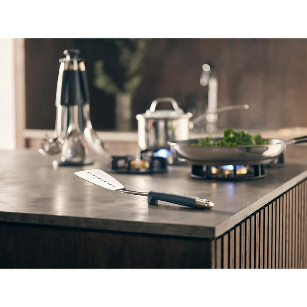Stainless Steel and Silicone 6-Piece Rotating Kitchen Utensil Set