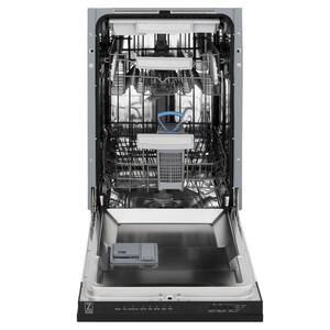 18" Compact 3rd Rack Top Control Dishwasher in Custom Panel Ready with Stainless Steel Tub, 51dBa