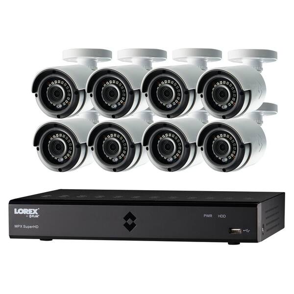 Lorex 16-Channel 1080p High Definition 2TB HDD Surveillance DVR System with 81080p HD Indoor/Outdoor Wired Cameras and Remote