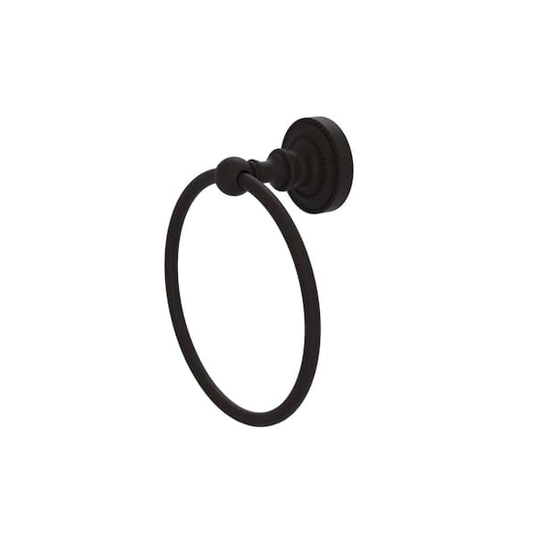 Allied Brass Dottingham Collection Towel Ring in Oil Rubbed Bronze