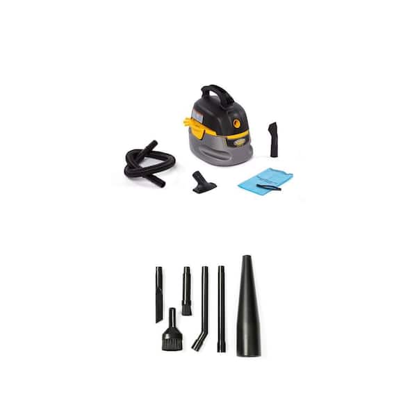 2.5 Gal. 1.75 Peak HP Wet Dry Vac HD2025 with Micro-Cleaning Attachment Kit VT1215